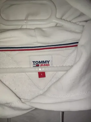 Sudadera Tommy Hilfiger Blanca Talla L