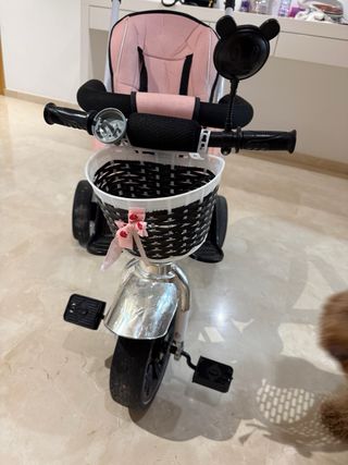 Triciclo para niña rosa