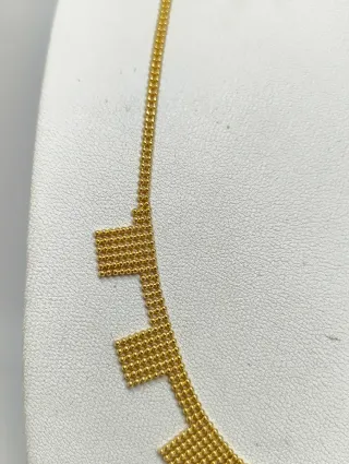 Gargantilla Oro 18kt mini bolitas