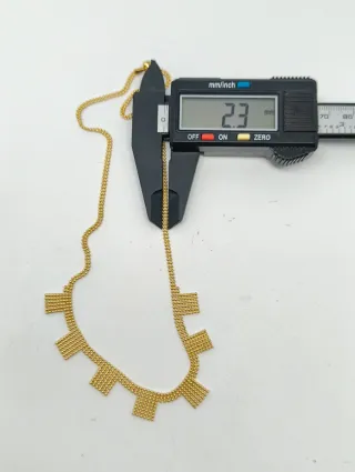 Gargantilla Oro 18kt mini bolitas