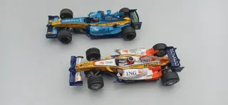 Circuito Scalextric C2 DTM con coches de Fórmula 1