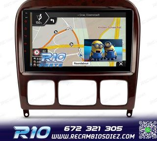 RADIO GPS ANDROID 13 MERCEDES CLASE S W220 98-05