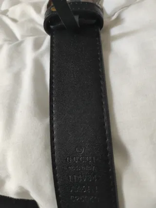 Cintura Gucci Pelle Nera mod Marmont