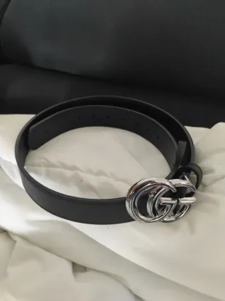 Cintura Gucci Pelle Nera mod Marmont