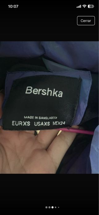 Chaquetón acolchado multicolor