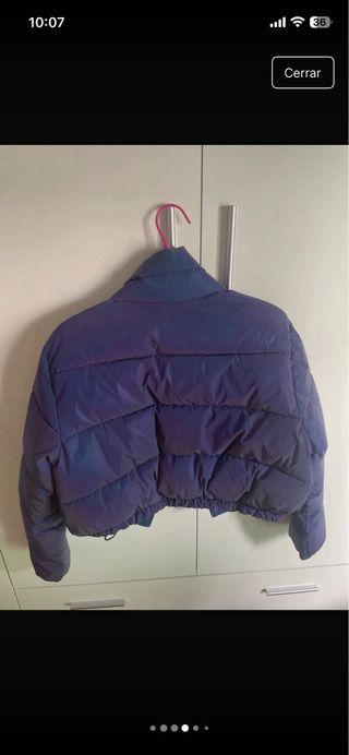 Chaquetón acolchado multicolor