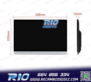 PANTALLA REPOSACABEZAS MULTIMEDIA DE 13,3 "