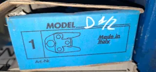 Pinza ganascia a pressare D4/2 Made in Italy