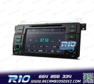 RADIO GPS ANDROID 14 BMW E46 4GB RAM 64GB ROM DVD