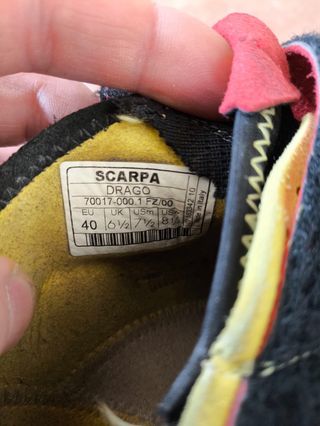 Pies de gato escalada casi sin uso