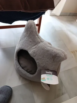 Camita para Gatos leeby Gris 40x40x40