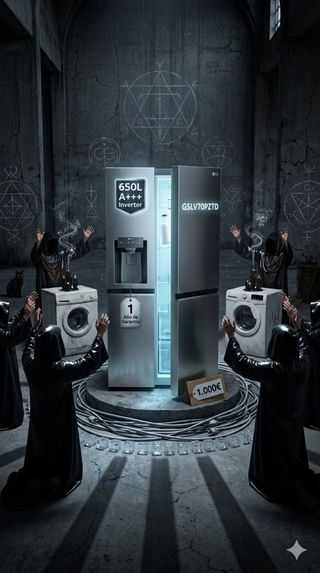 FRIGORÍFICO AMERICANO LG GSLV70PZTD – 650 L – INVE