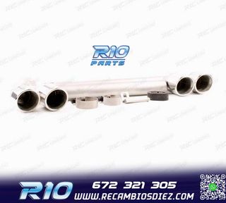 ESCAPE CON COLAS BMW F30 F31 LOOK M DOBLE