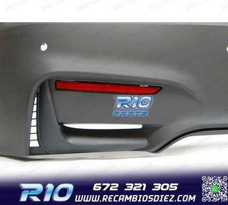 PARAGOLPES TRASERO BMW F30 LOOK M3 + KIT ESCAPE