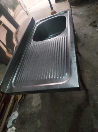 FREGADERO PILA ACERO INDUSTRIAL 1.25M 658746091