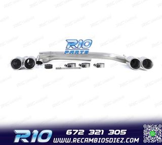 KIT ESCAPE CON COLAS BMW F10 F11 F12 F13 LOOK M PERFORMANCE