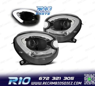 FAROS PARA MINI R60 COUNTRYMAN 10-15 TUBE LIGHT FONDO NEGRO