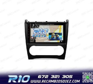 RADIO GPS ANDROID 13 PARA MERCEDES CLASE C W203 CLK W209 G W
