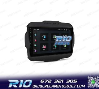 RADIO GPS ANDROID 14 PARA JEEP RENEGADE 15-20