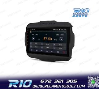 RADIO GPS ANDROID 14 PARA JEEP RENEGADE 15-20