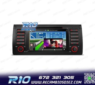 RADIO GPS ANDROID 12 QUAD CORE BMW X5 E53 99-06