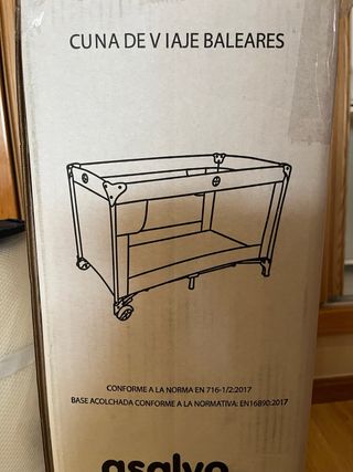 Cuna de viaje plegable + colchón de bebe y bañera!