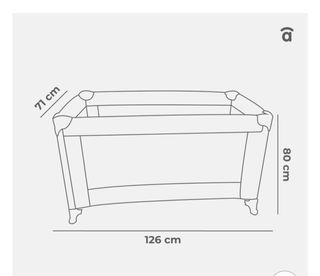 Cuna de viaje plegable + colchón de bebe y bañera!