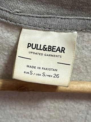 Sudadera Pull&Bear chica gris