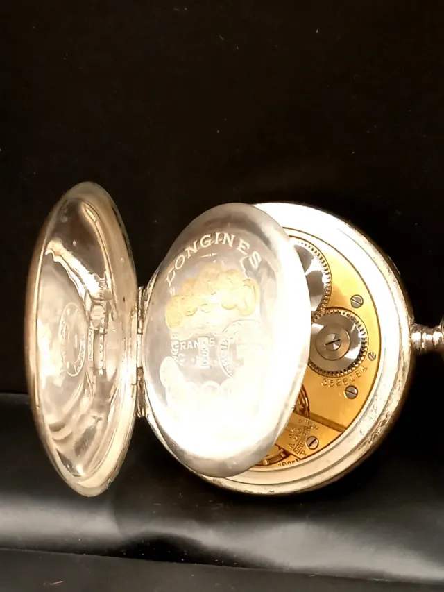 Reloj de bolsillo Longines Plata