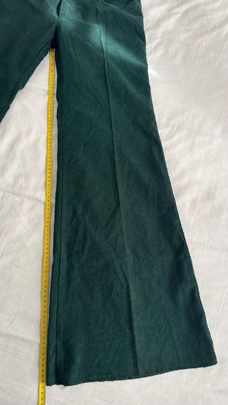 Pantalones Acampanados Vintage Flared 36 /38 Mujer