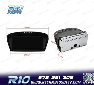 RADIO GPS ANDROID 12 BMW SERIE 3 E90 E91 E92 E93 SERIE 5 E60