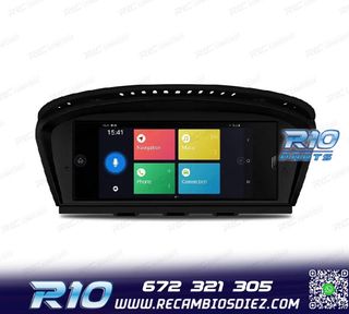 RADIO GPS ANDROID 12 BMW SERIE 3 E90 E91 E92 E93 SERIE 5 E60
