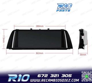 RADIO GPS ANDROID 12 BMW F10 F11 10-13 CIC