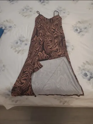 Abito Stradivarius lungo fantasia animalier