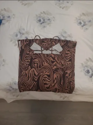 Abito Stradivarius lungo fantasia animalier