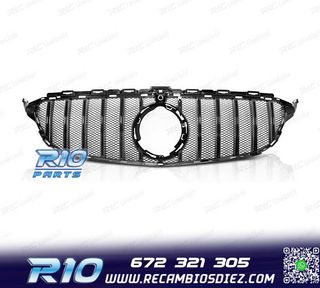 PARRILLA MERCEDES W205 18-21 LOOK SPORT NEGRO BRILLO