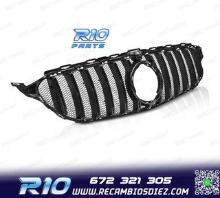 PARRILLA MERCEDES W205 18-21 LOOK SPORT NEGRO BRILLO