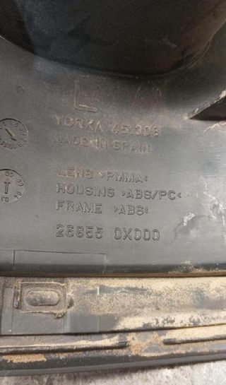 Piloto nissan 268550x000 26855 0x000 terrano 45258