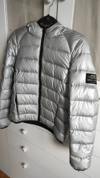 Anorak Ecoalf Plata Talla M