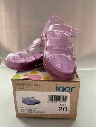 Sandali Igor viola/lilla Tg 20