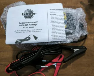 Cargador Batería Filmer 6V/12V