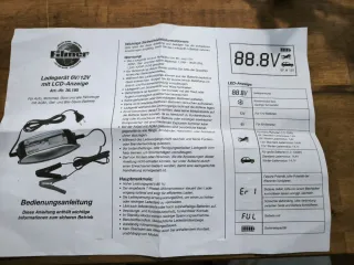 Cargador Batería Filmer 6V/12V