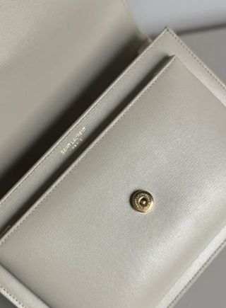 Bolso Saint Laurent Blanco y Dorado