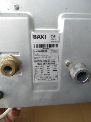 Calentador Baxi Gas Butano