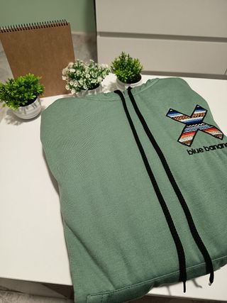 Sudadera Unisex verde.