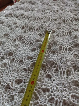 Copriletto uncinetto fatto a mano