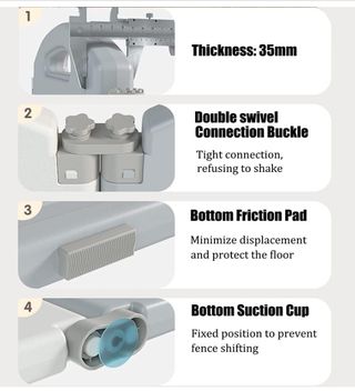 Parque de Juegos Bebé Plegable 180 x 150cm