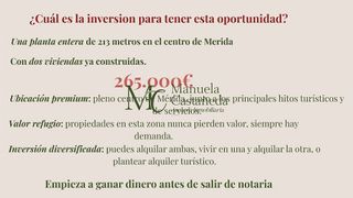 Piso en venta en Centro en Mérida