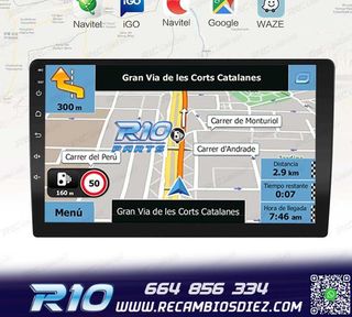 RADIO 9" GPS ANDROID 13 QUAD CORE 64GB ROM