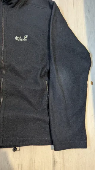 Chaqueta Polar Jack Wolfskin Negra